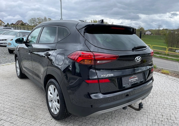 Hyundai Tucson cena 79900 przebieg: 154222, rok produkcji 2019 z Śmigiel małe 667